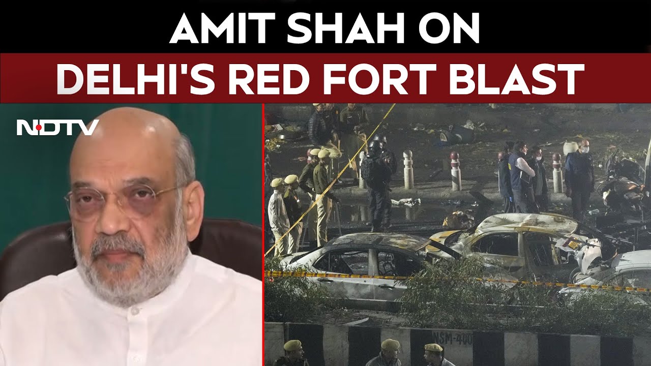 Red Fort News | Amit Shah On Delhi Blast: 8 Dead, Probe Underway; PM Briefed, NIA & FSL At Spot