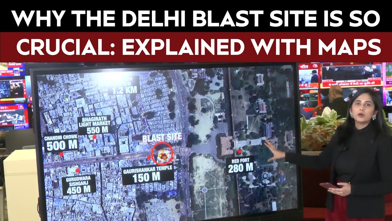 Delhi Bomb Blast News | Red Fort Blast Occurred At Crossroads Of Delhi’s Busiest Landmarks