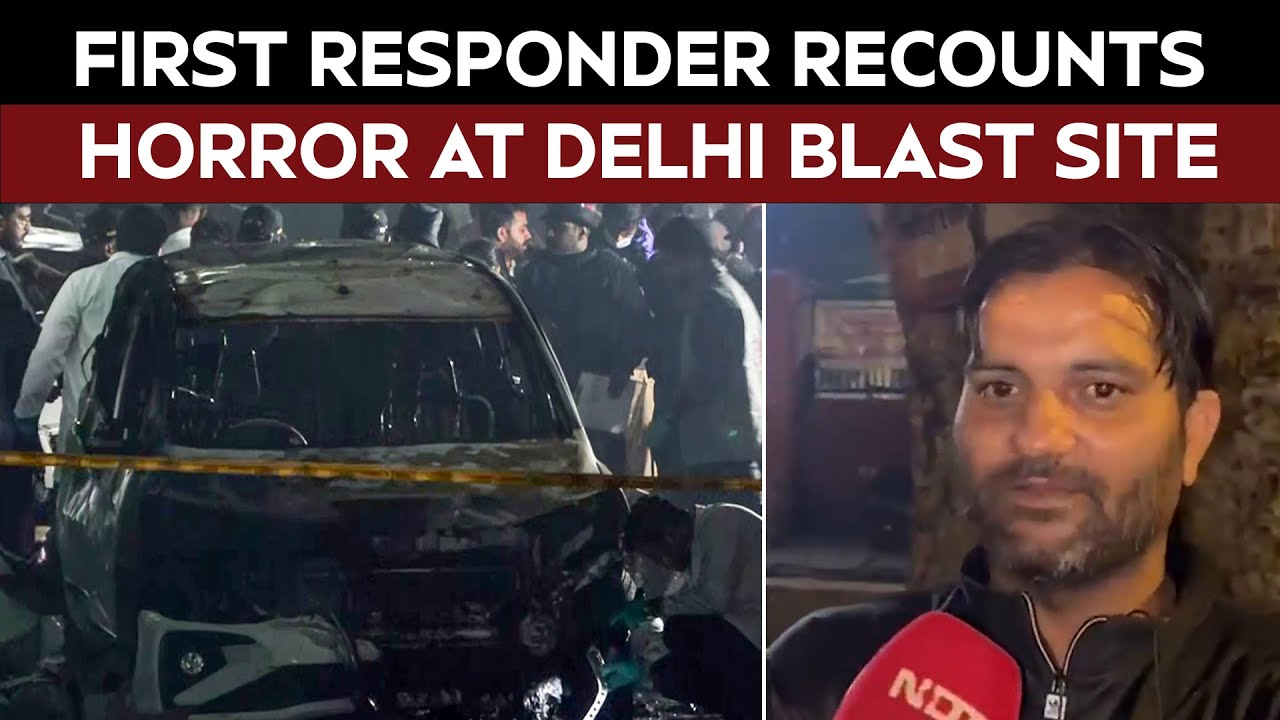 First Responder Describes Horror At Delhi Blast Site | Red Fort Blast