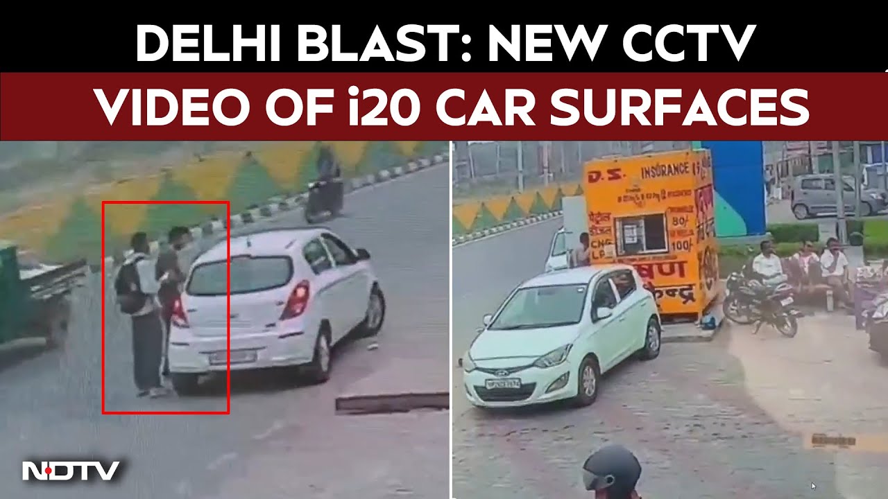 Delhi Blast News | New Video Surfaces Of i20 Car Linked To Red Fort Blast
