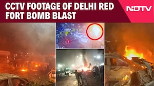 Slow-Moving Traffic, Then Big Explosion: CCTV Footage Of Delhi Red Fort Blast