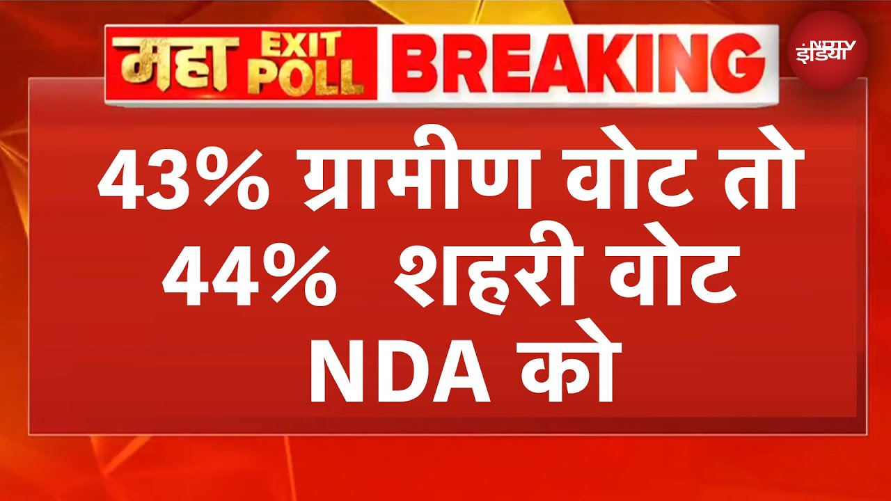 Axis My India EXIT POLL: ग्रामीण वोट हो या शहरी NDA ने मारी बाजी | Bihar Exit Poll
