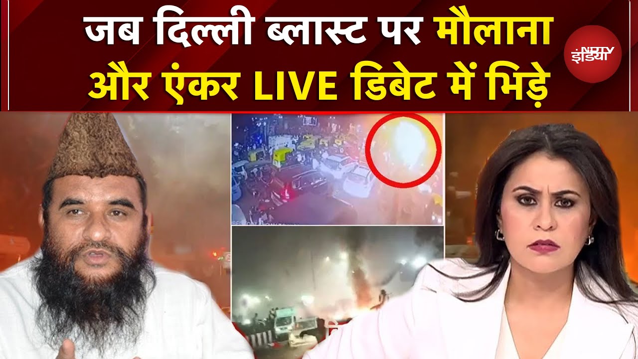 Delhi Blast Case पर मौलाना और Sucherita Kukreti की LIVE TV में जोरदार बहस ! | Mic On Hai