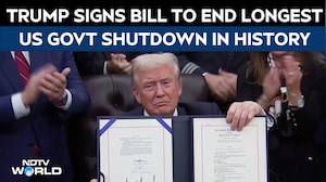 Donald Trump Signs Bill To End Longest US Government Shutdown In History
