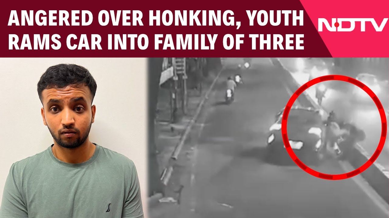 Angered Over Honking, Youth Rams Car Into Family Of Three In Bengaluru