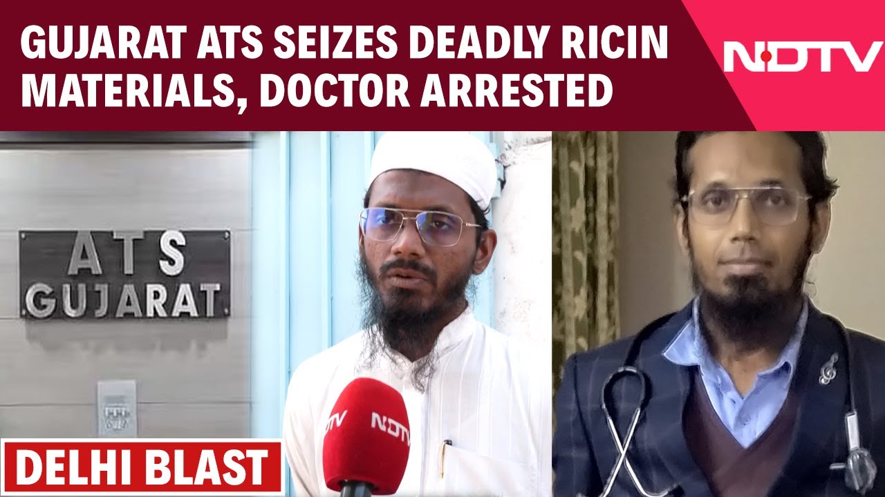 Gujarat ATS Seizes Deadly Ricin Materials in Hyderabad Raid, Doctor Among Three Arrested