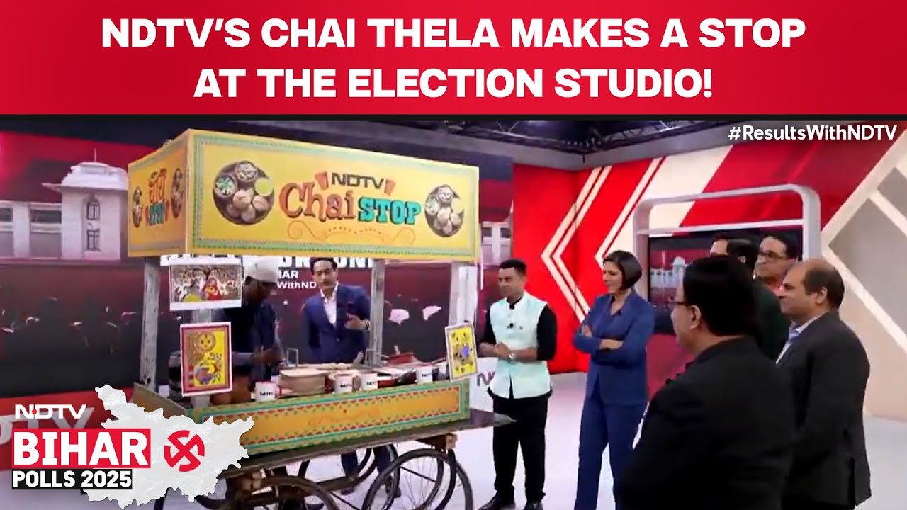 From Litti Wars To Poll Wars, NDTV's Chai Stop Warms Up Results Day Coverage