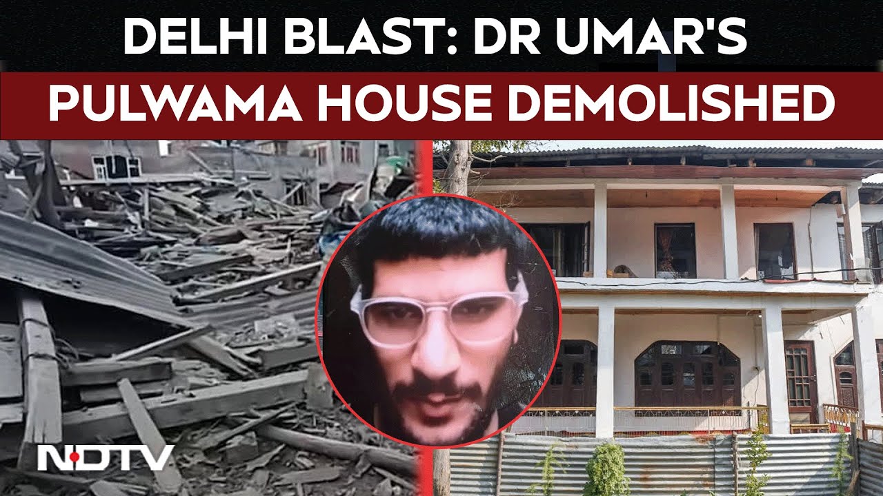 Delhi Red Fort Blast Accused Dr Umar Nabi's House In Pulwama Demolished By Security Forces