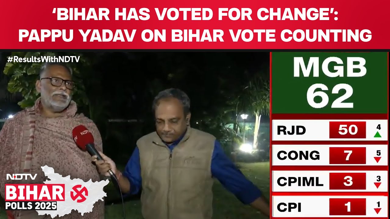 'Bihar Has Voted for Change', Pappu Yadav Congratulates Biharis