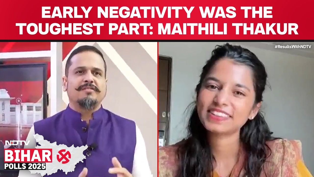 Maithili ThaKur Singer| Early Negativity Was the Toughest Part of My Campaign: Maithili Thakur