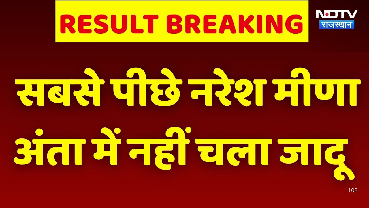 पीछे रह गए Naresh Meena, अंता में नहीं चला जादू। Morpal। Breaking News