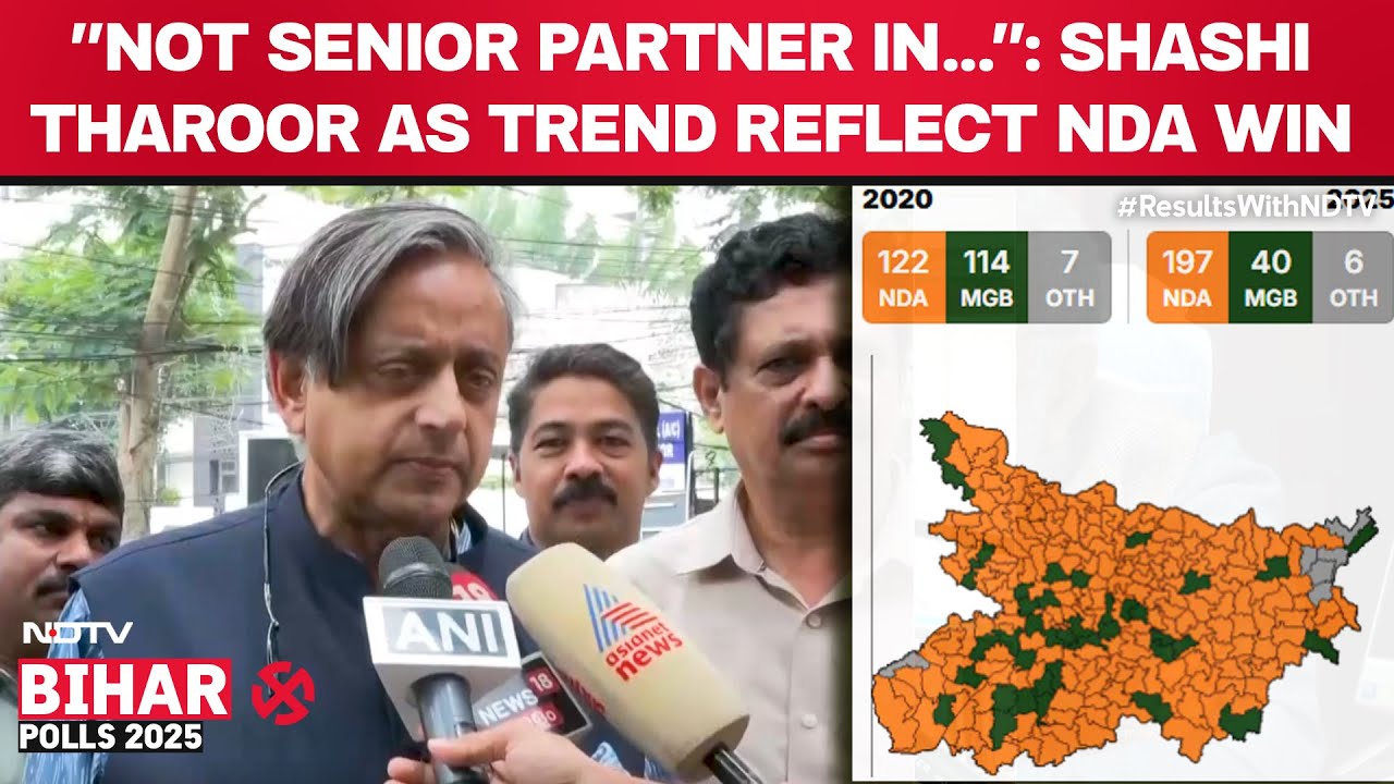 "Not Senior Partner In Alliance...": Shashi Tharoor On Result Trends