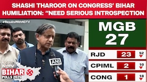 Congress Needs 'Serious Introspection,' Says Tharoor on Bihar Setback