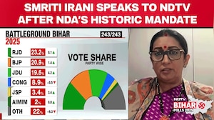 NDA Mandate Is People's Verdict, Not Purchased Votes: Smriti Irani On Bihar