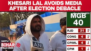 Bihar Election Result | Khesari Lal Yadav Avoids Media after MGB's Debacle