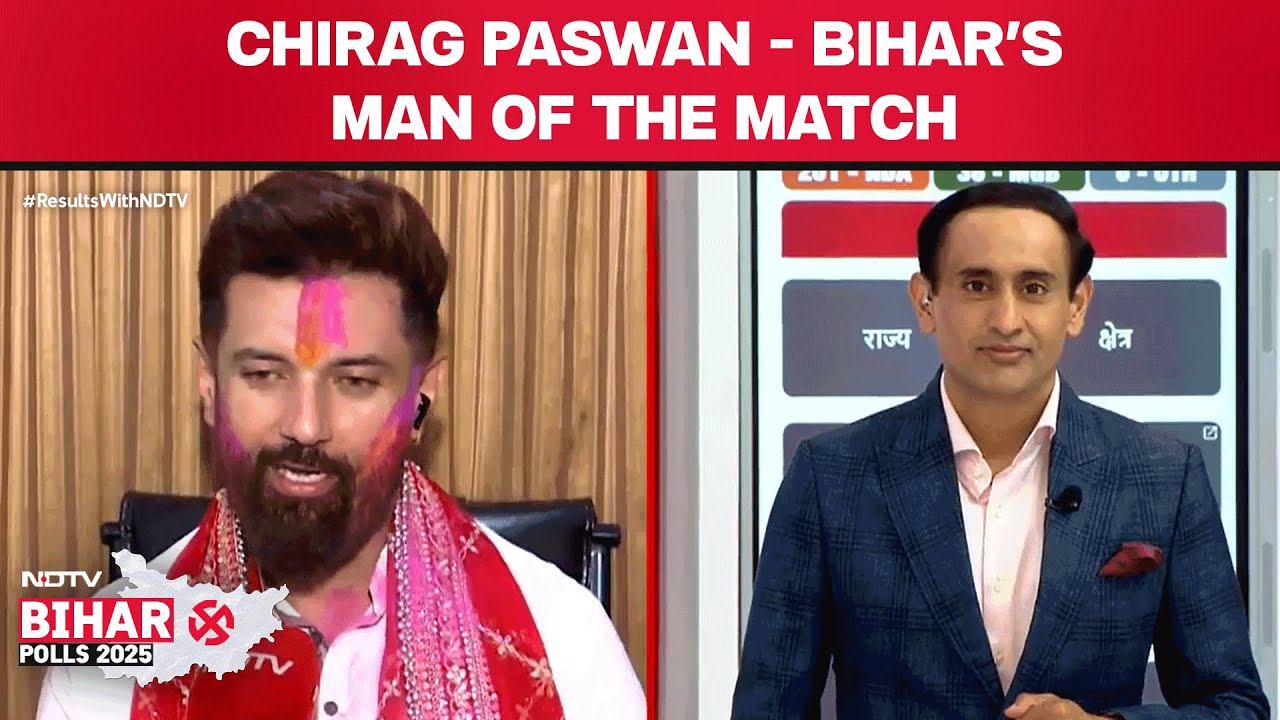 Chirag Paswan Interview | "Papa Would Be Very Happy": Chirag Paswan On Bihar Election Results