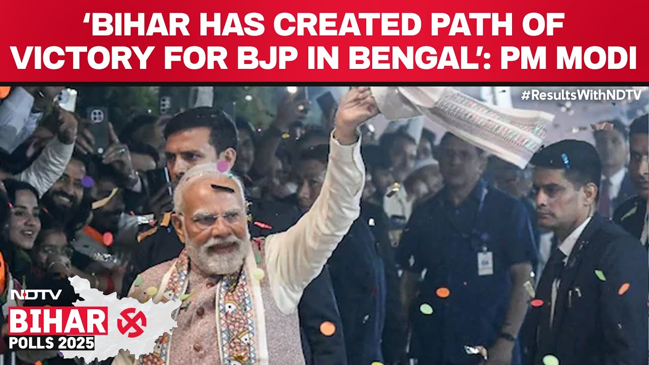 "Ganga Flows From Bihar To Bengal, Created Path Of Victory For BJP": PM Modi