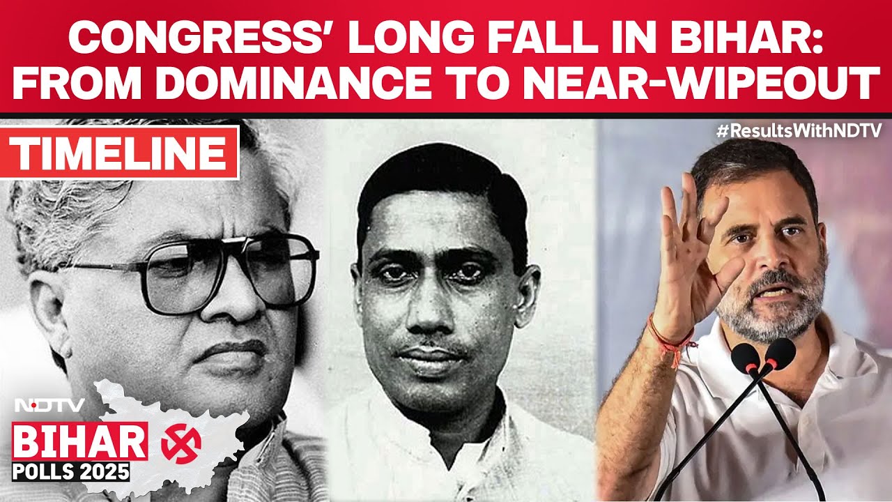 Bihar Election Result Explained | Congress’ Long Fall In Bihar: From Dominance To Near-Wipeout