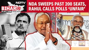 Bihar Election News | NDA Sweeps Past 200 Seats, Rahul Gandhi Calls Election ‘Unfair’, RJD's Crash