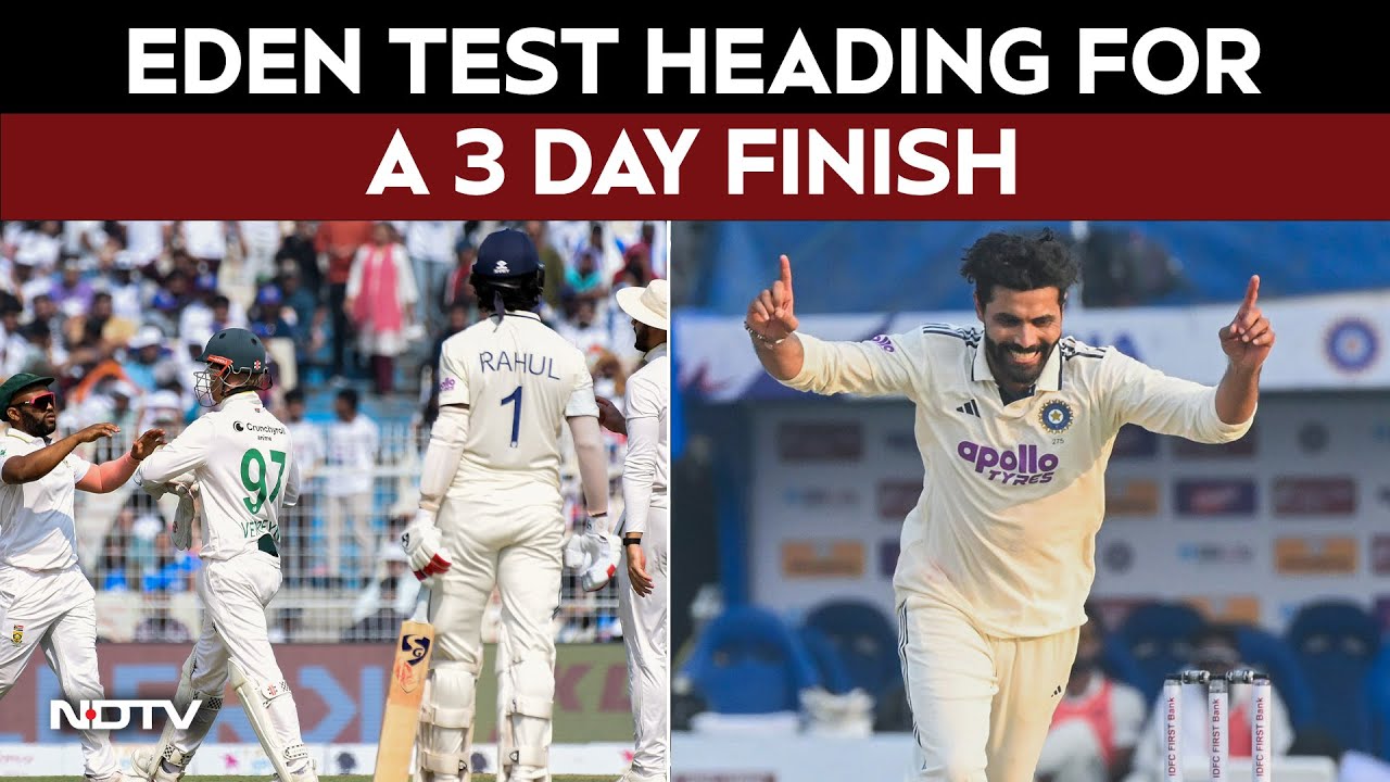 Eden Test Heading For A 3 Day Finish : NDTV Decodes India's Performance