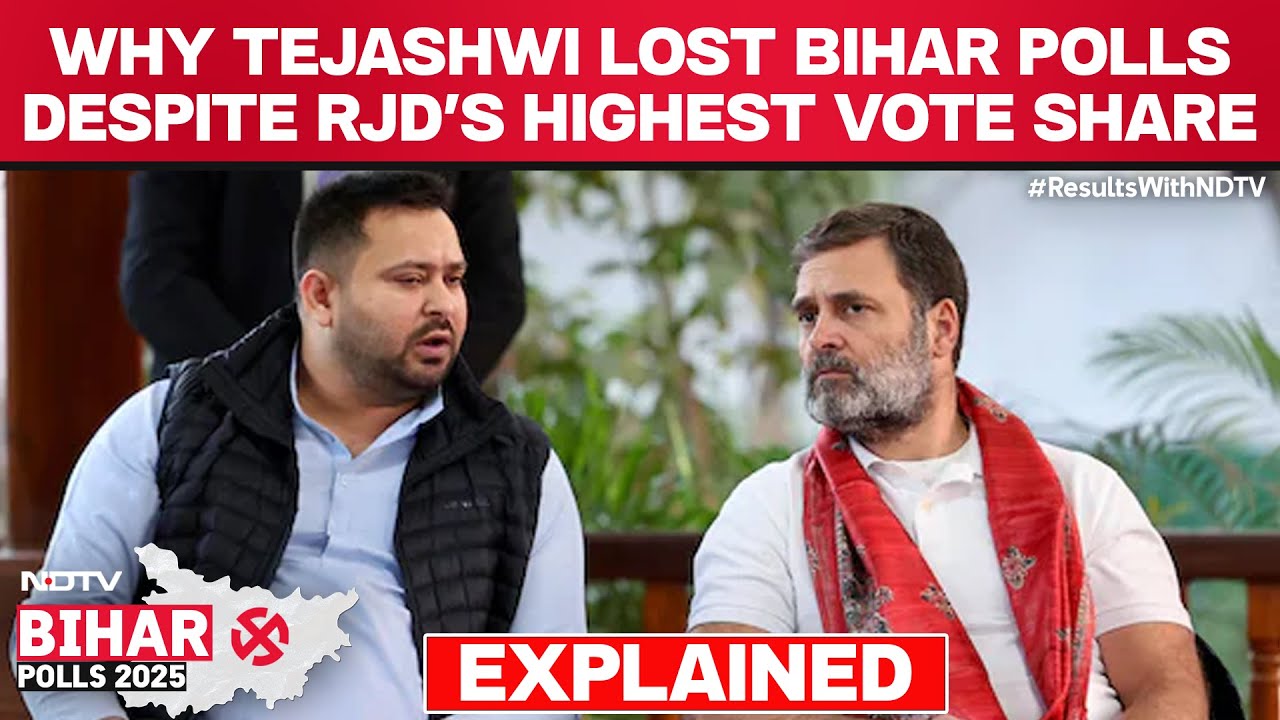 Bihar Election Analysis | Why Tejashwi Lost Bihar Despite Securing Higher Vote Share Than BJP, JDU