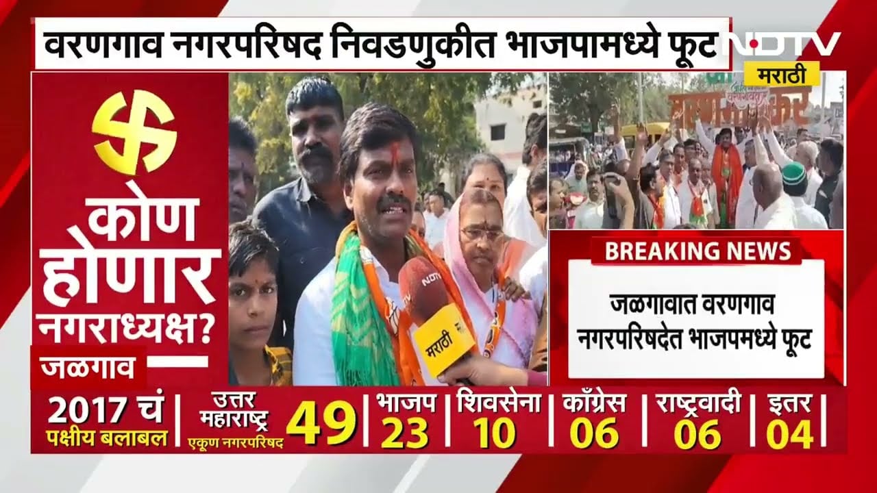 Jalgaon | BJP मध्ये फूट, नव्या पदाधिकाऱ्यांना उमेदवारी दिल्यानं Sunil Kale आक्रमक | NDTV मराठी