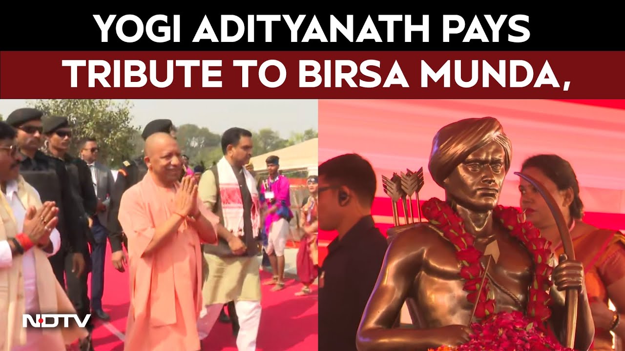 Birsa Munda | Yogi Adityanath Launches 432 Projects, Pays Tribute To Birsa Munda On Tribal Pride Day