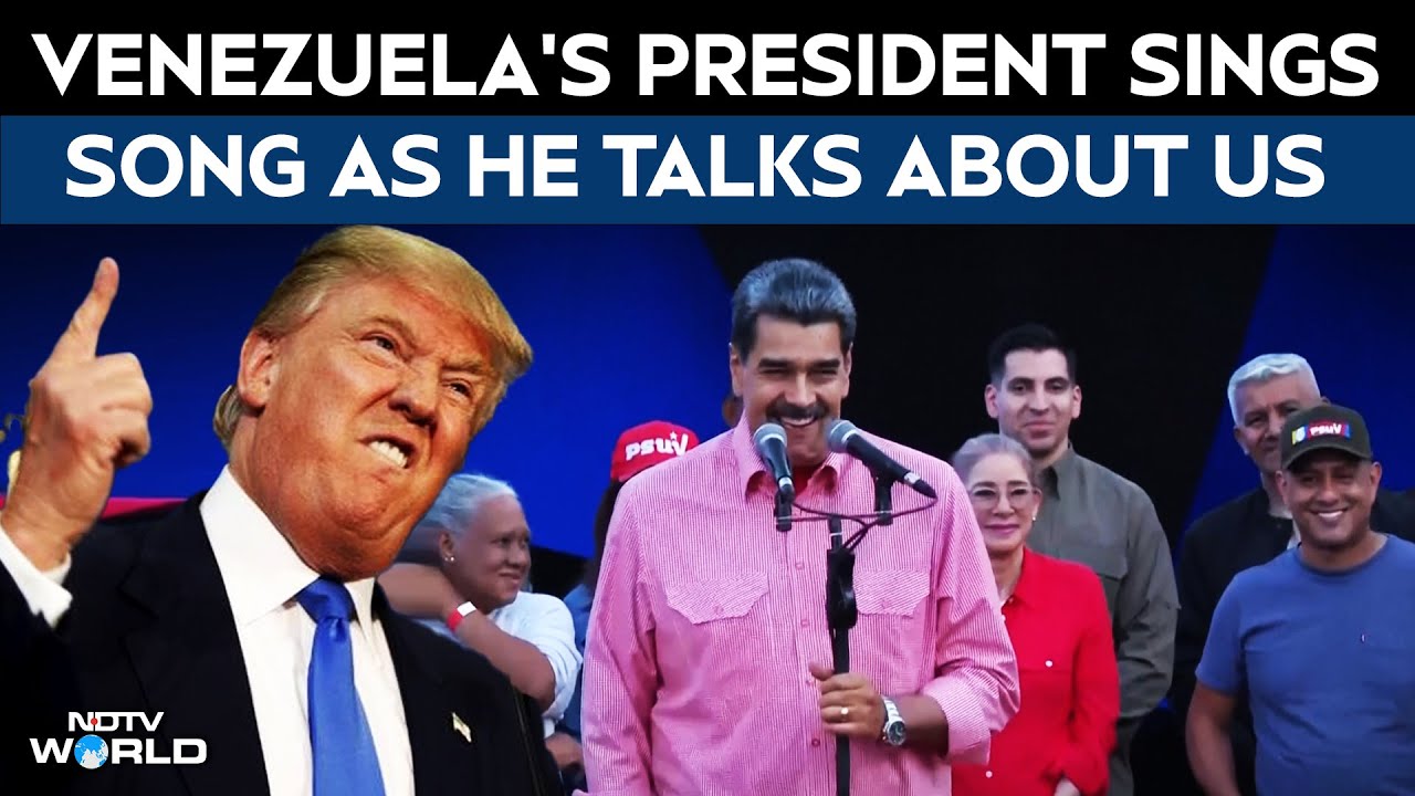Venezuela's President Sings 'Imagine' Song As He Talks About US Tensions