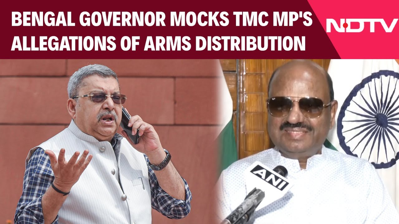 "Tale By An Idiot,": Bengal Governor Mocks TMC MP's Allegations Of Arms Distribution