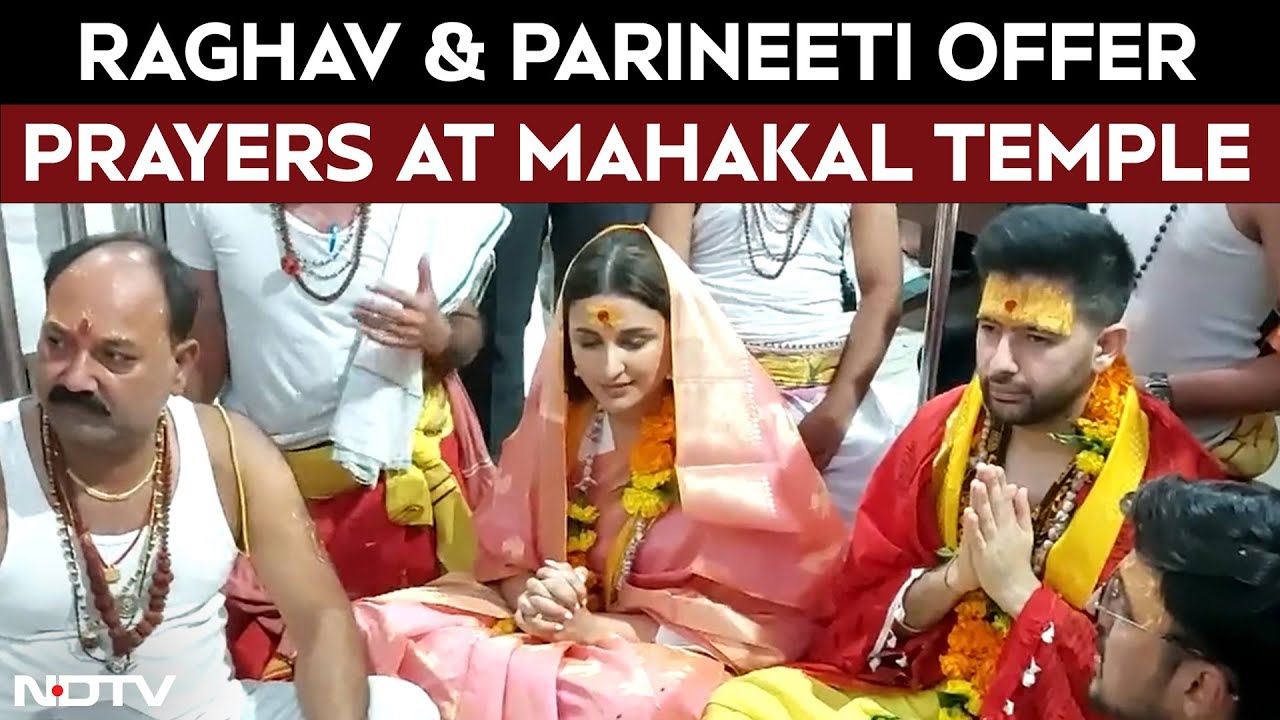 Raghav Chadha News | Raghav Chadha Offers Prayers at Ujjain’s Mahakal Temple for Newborn Baby Boy