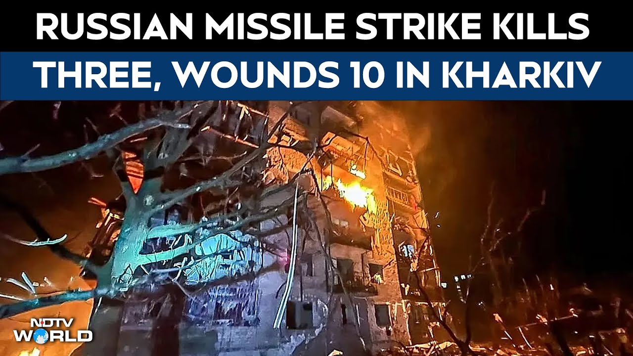 Russian Missile Strike Kills Three, Wounds 10 In Kharkiv Region