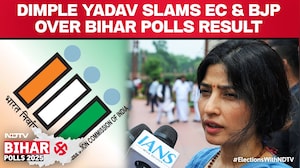 Dimple Yadav | SP Leader Dimple Yadav Slams Election Commission & BJP Over Bihar Elections Result