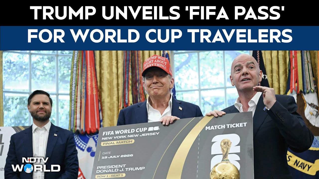 FIFA World Cup | Trump Unveils The 'FIFA Pass' For 2026 World Cup Travelers