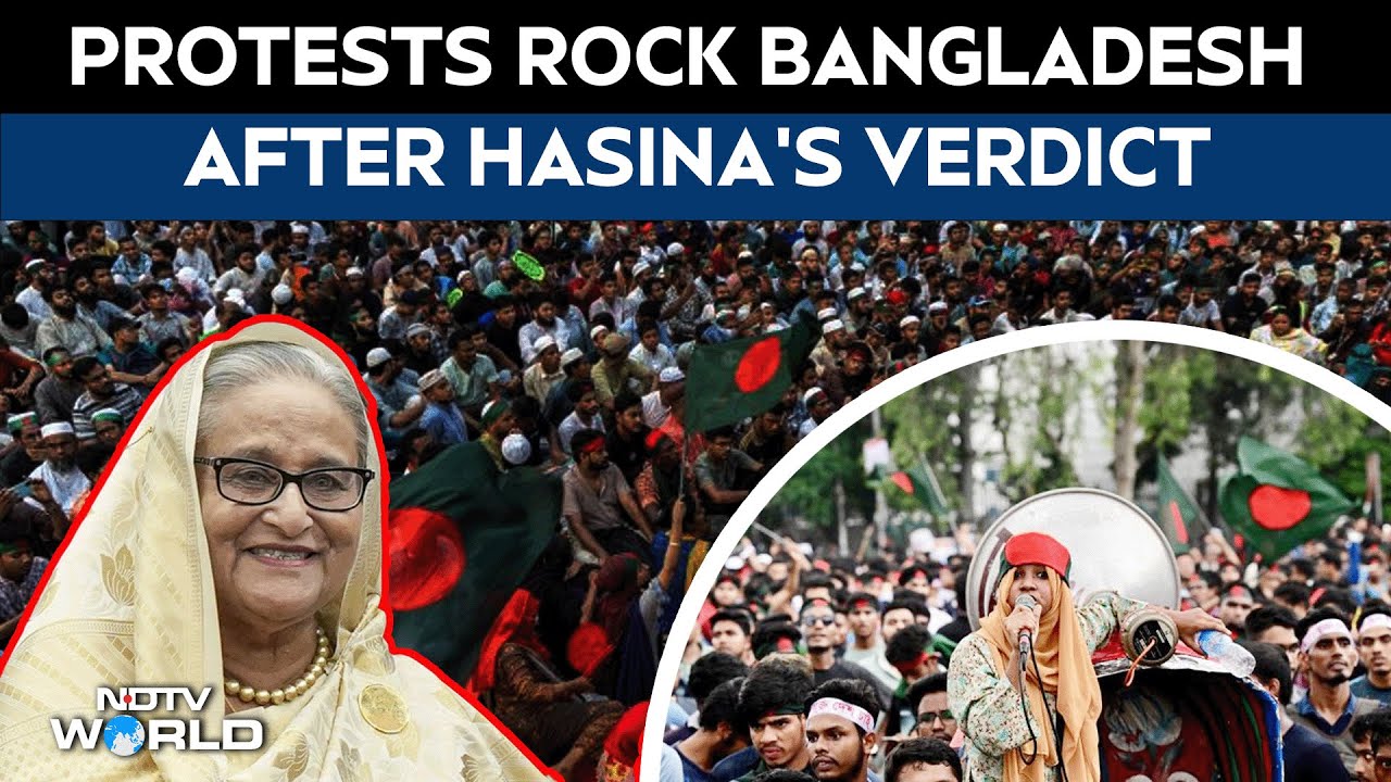 Sheikh Hasina Verdict | Protesters Clash With Police In Dhaka As Hasina Was Sentenced To Death