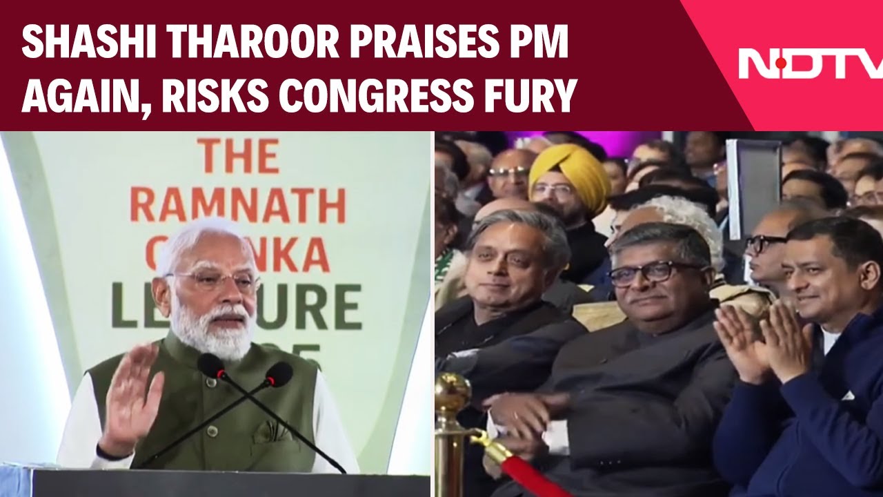 Shashi Tharoor | 'Glad Was In Audience': Shashi Tharoor Praises PM Again, Risks Congress Fury