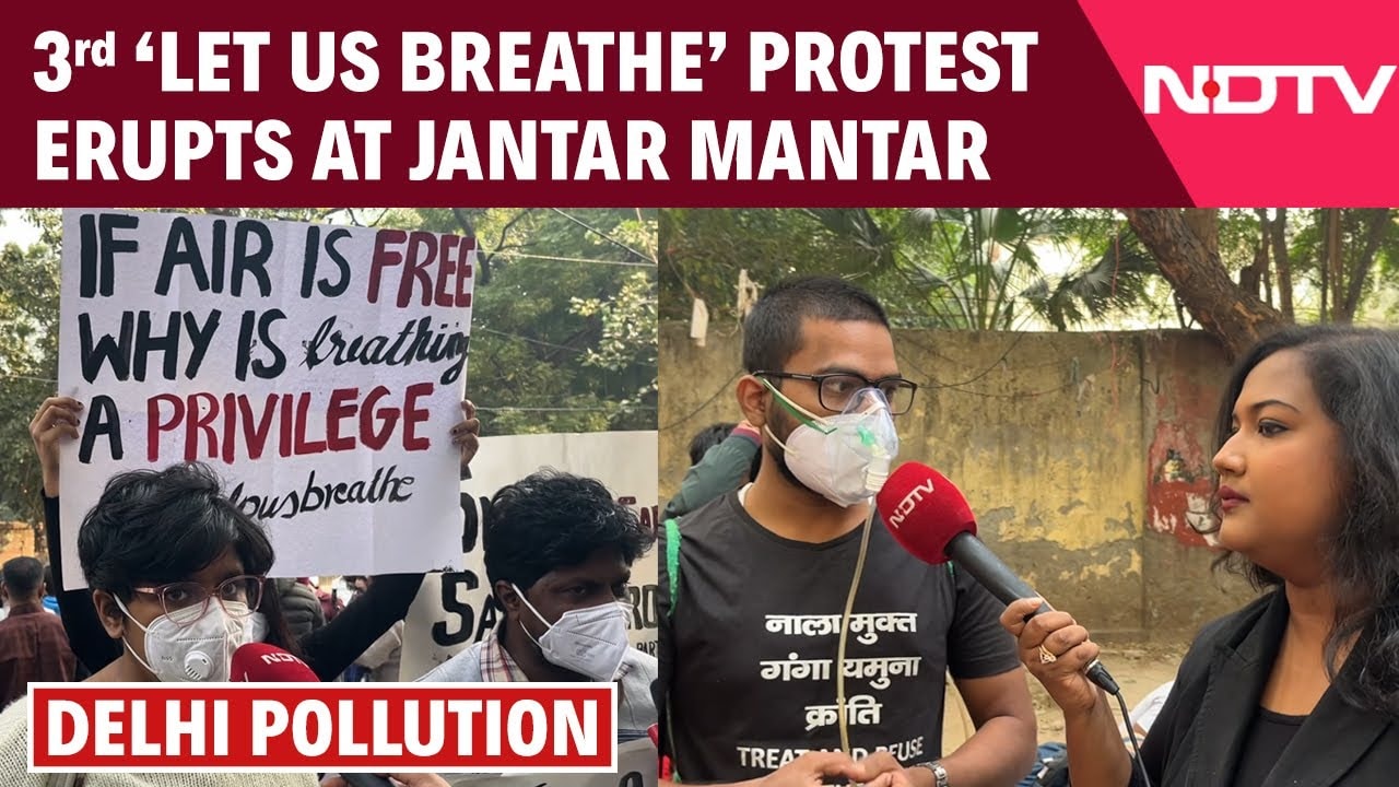 Delhi Chokes In Toxic Smog: 3rd #LetUsBreathe Protest Erupts At Jantar Mantar