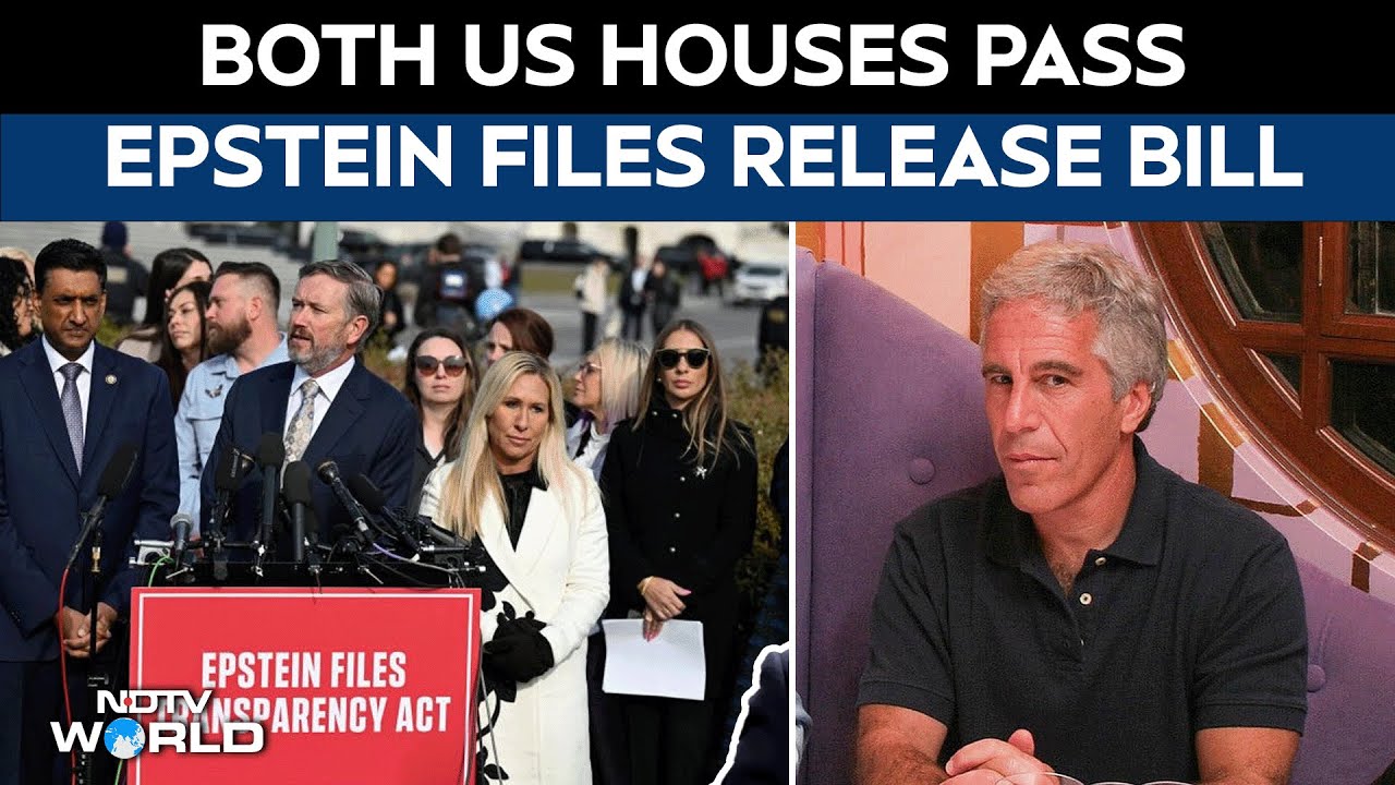 Epstein Files Senate Vote | Senate Passes Epstein Bill,  To Be Sent To Trump’s Desk For Approval