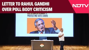 "Draping Political Frustration": Letter To Rahul Gandhi Over Poll Body Criticism