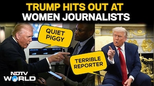 Trump Latest News | "Quiet, Piggy" To "Terrible Reporter": Trump Hits Out At Women Journalists