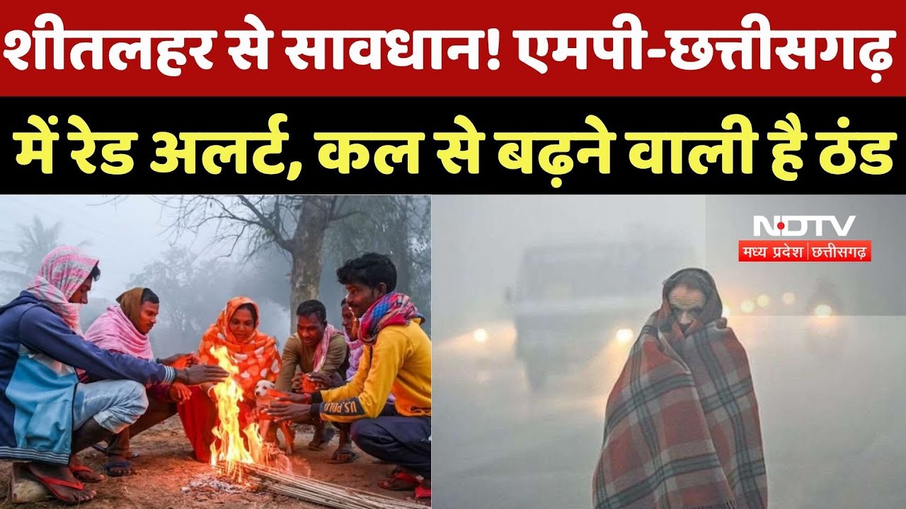 IMD Alert On Winter: शीतलहर से सावधान! एमपी-छत्तीसगढ़ में रेड अलर्ट, कल से बढ़ने वाली है ठंड | Cold