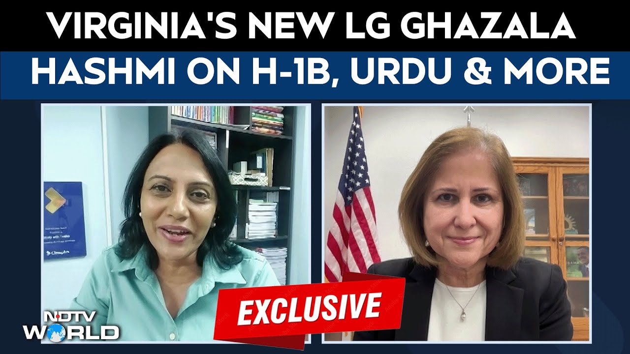 Ghazala Hashmi Interview | Virginia LG Hashmi Speaks On Breaking Glass Ceilings, H-1B Visa & Urdu