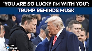 Trump Musk Video | "You're So Lucky I Am With You": Trump Jokes With Musk At US-Saudi Forum
