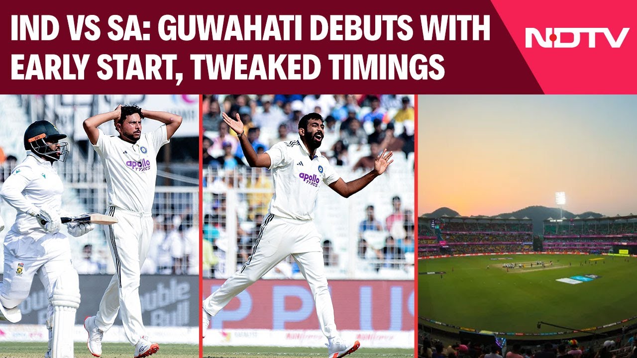 Ind Vs SA Test: Early Start To Play, Tea Break Before Lunch Marks Guwahati's Debut As Test Venue