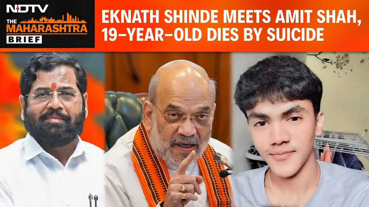 Eknath Shinde Meets Amit Shah Amidst Murmurs Of Rift, 19-year-old Dies By Suicide