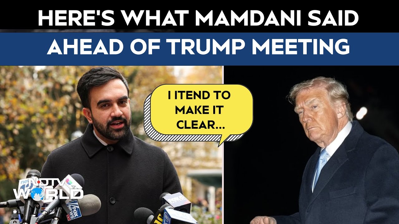 Zohran Mamdani Meets Trump | 'I Intend To Make It Clear...': What Mamdani Said Ahead Of Trump Meet