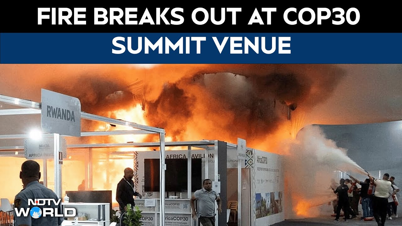 COP30 Fire | Massive Fire At COP30 Venue In Brazil, Likely Caused By Microwave