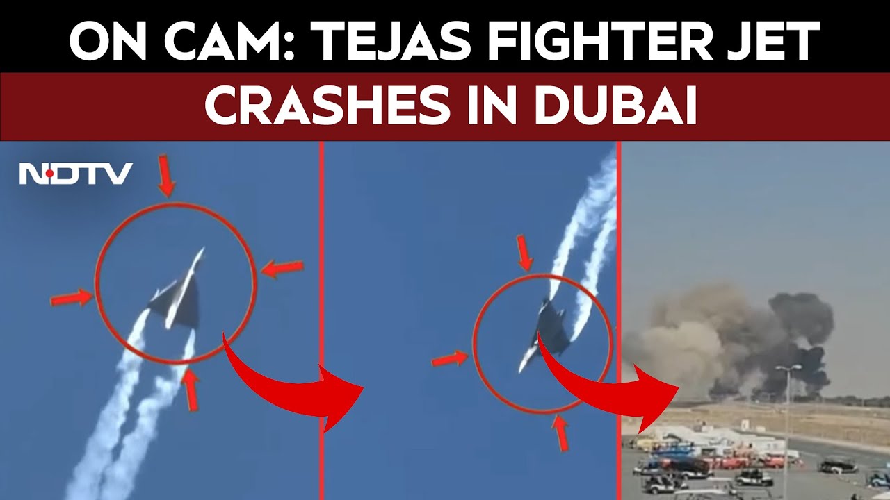 Tejas Fighter Crashes At Dubai Air Show, Explodes In Ball Of Flames