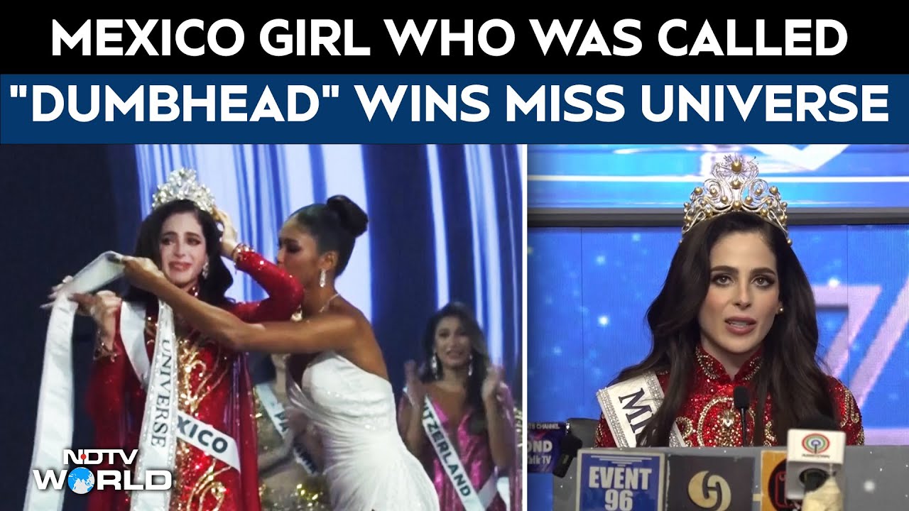Miss Universe 2025 Winner | Mexico's Fatima Bosch Who Was Called "Dumbhead" Wins Miss Universe 2025