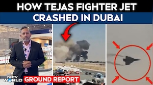 NDTV Ground Report: How Tejas Fighter Jet Crashed In Dubai