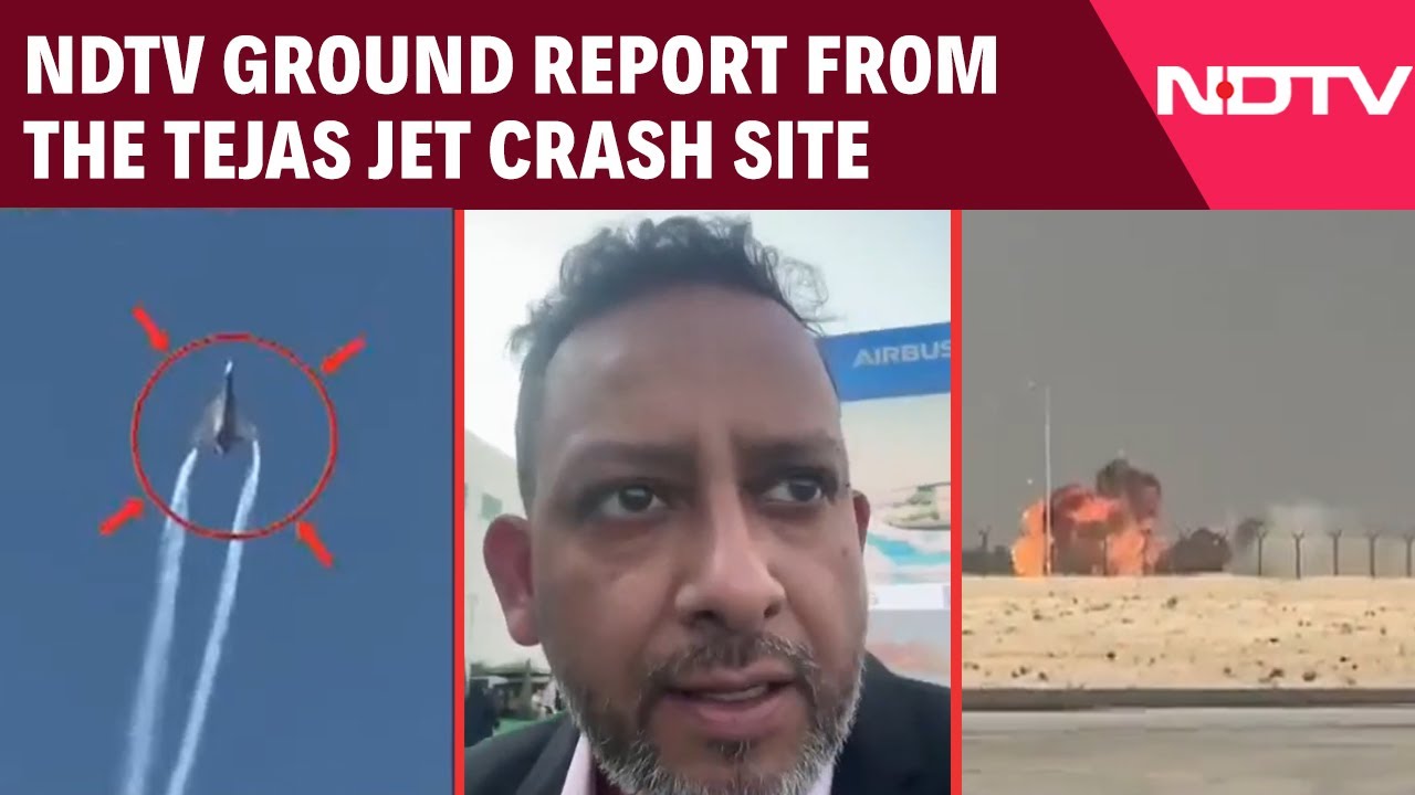 Tejas Jet Crash News | NDTV Ground Report From The Tejas Jet Crash Site